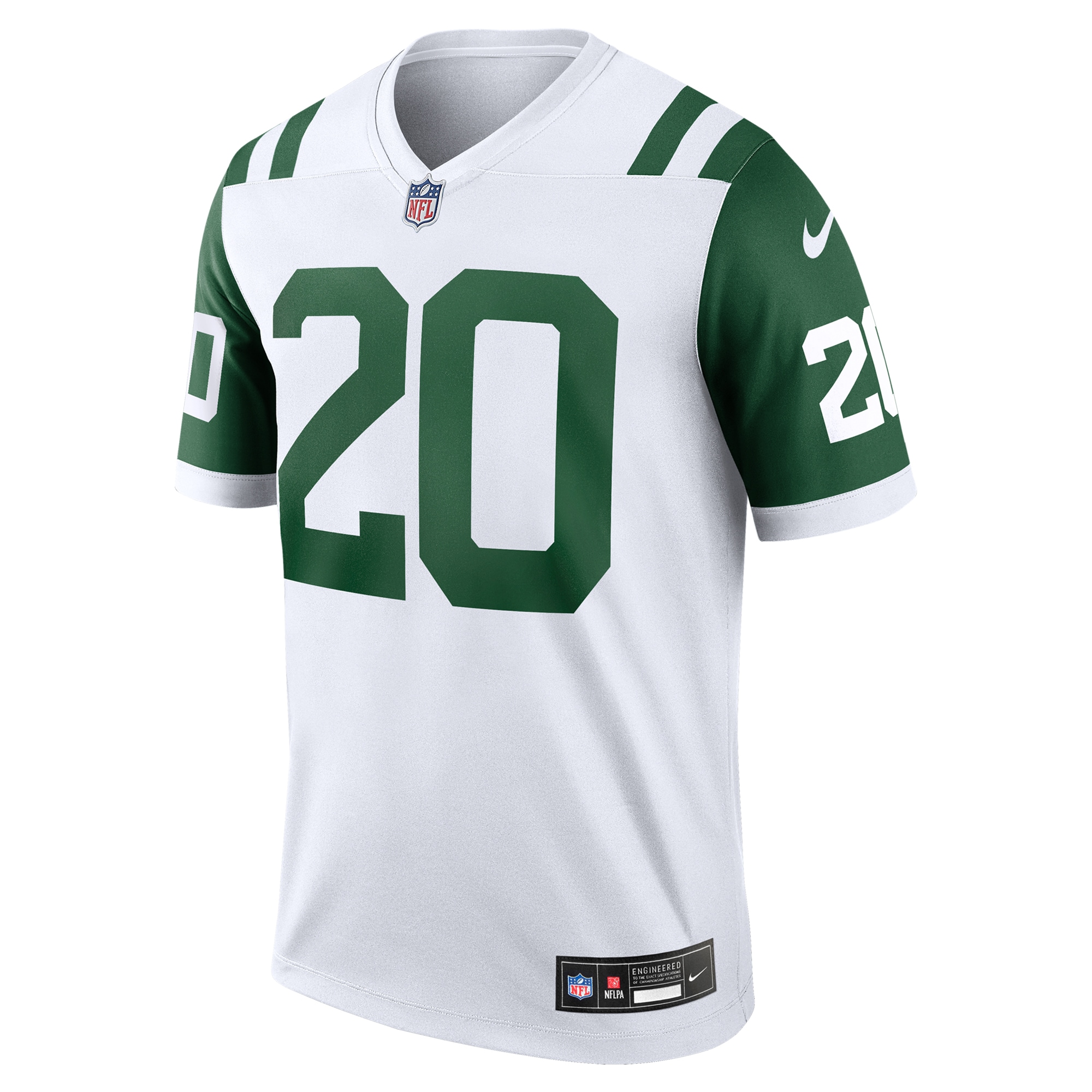 Men's New York Jets Breece Hall White Alternate Legend Player Performance Top JS6764 nicesnker - Image 2