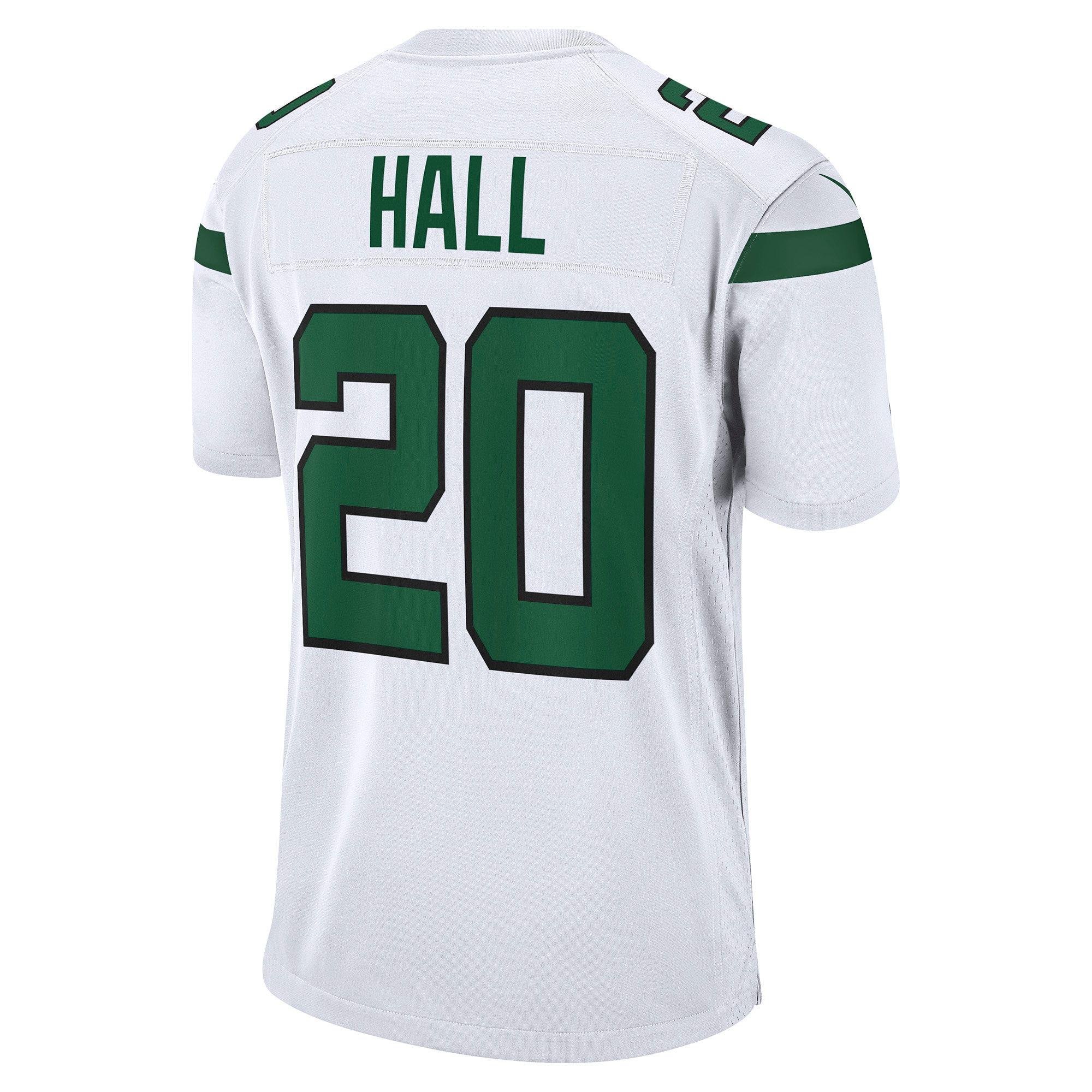 Men's New York Jets Breece Hall White Away Game Player Jersey JS3212 nicesnker - Image 3