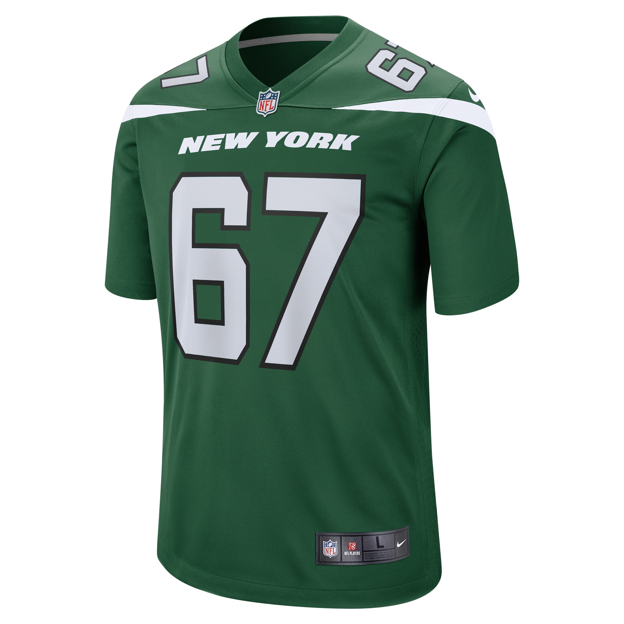 Men's New York Jets Carter Warren Gotham Green Game Jersey JS8710 nicesnker - Image 2