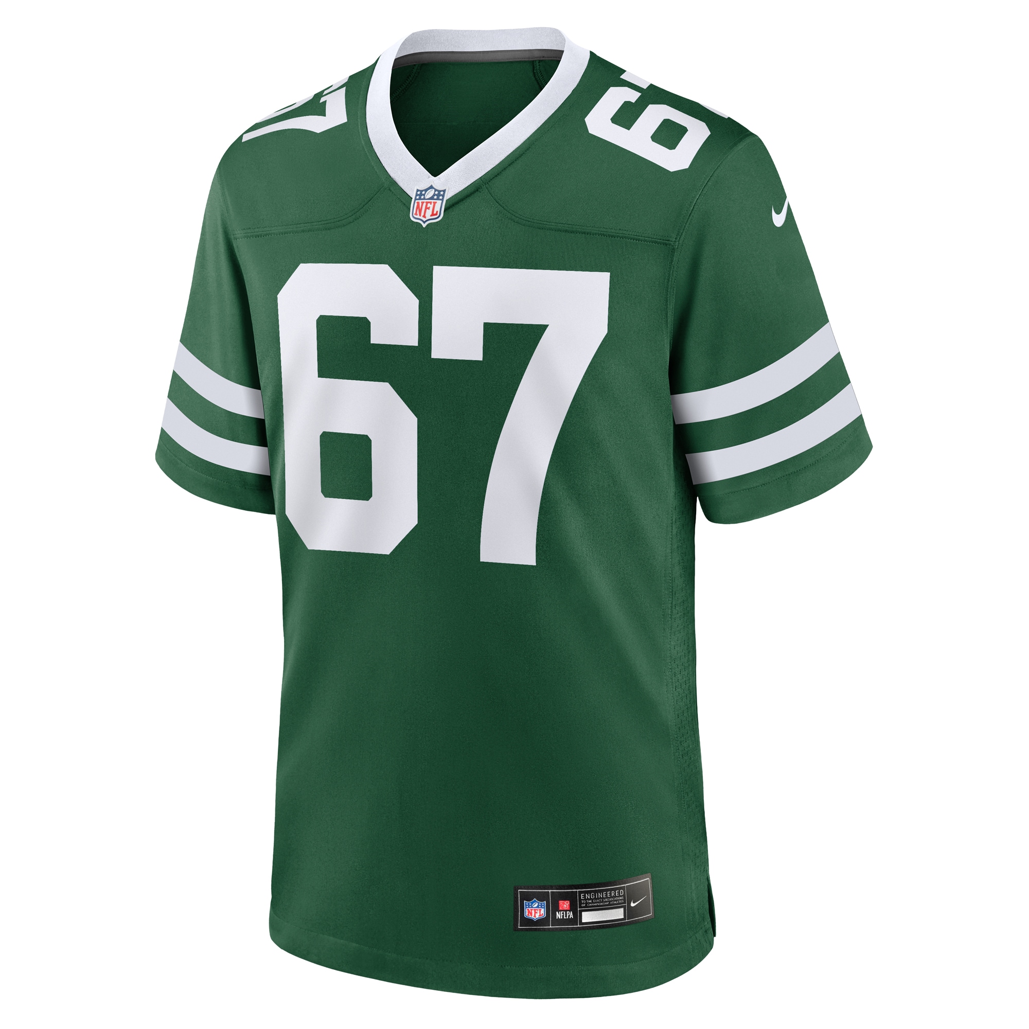 Men's New York Jets Carter Warren Legacy Green Team Game Jersey JS2709 nicesnker - Image 2