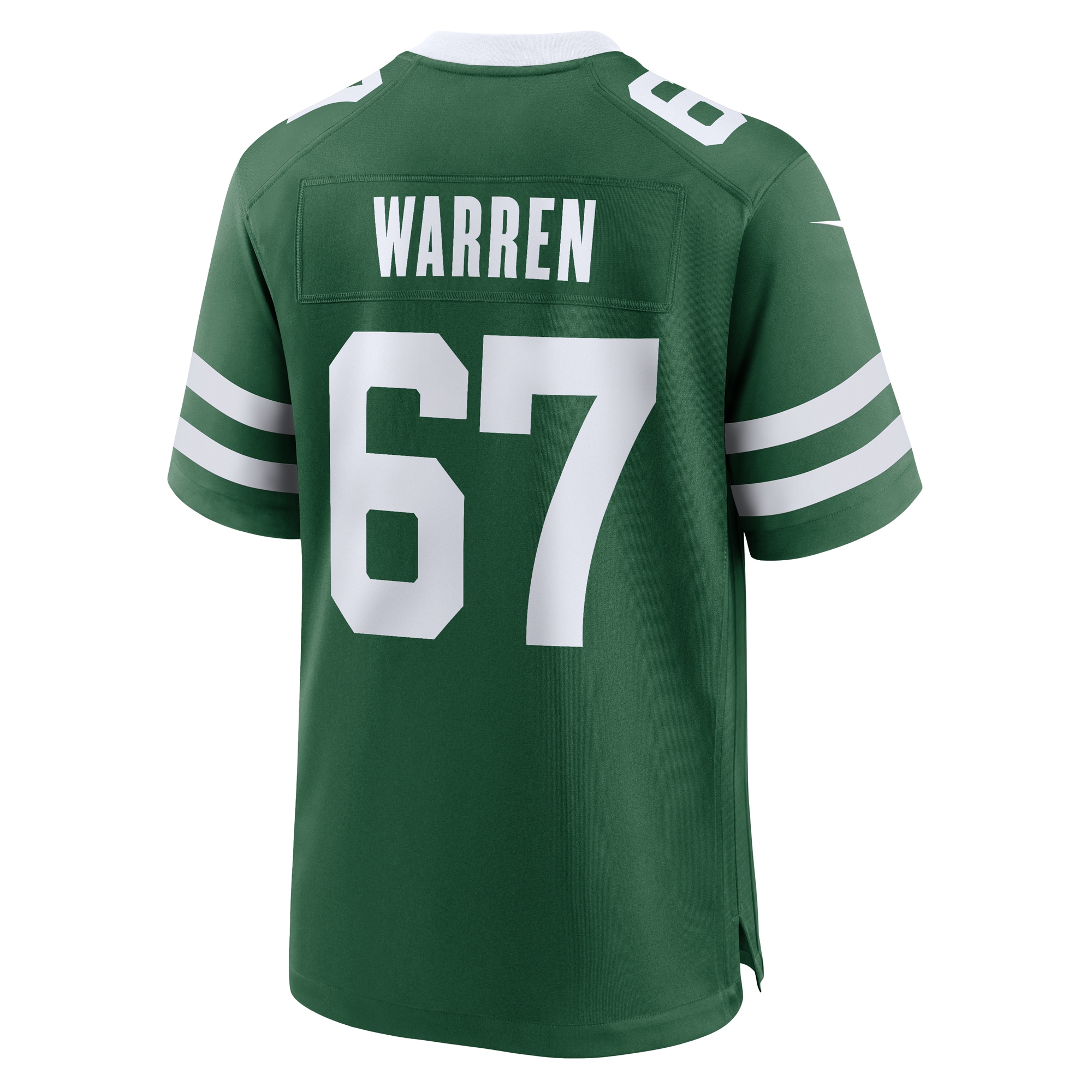Men's New York Jets Carter Warren Legacy Green Team Game Jersey JS2709 nicesnker - Image 3