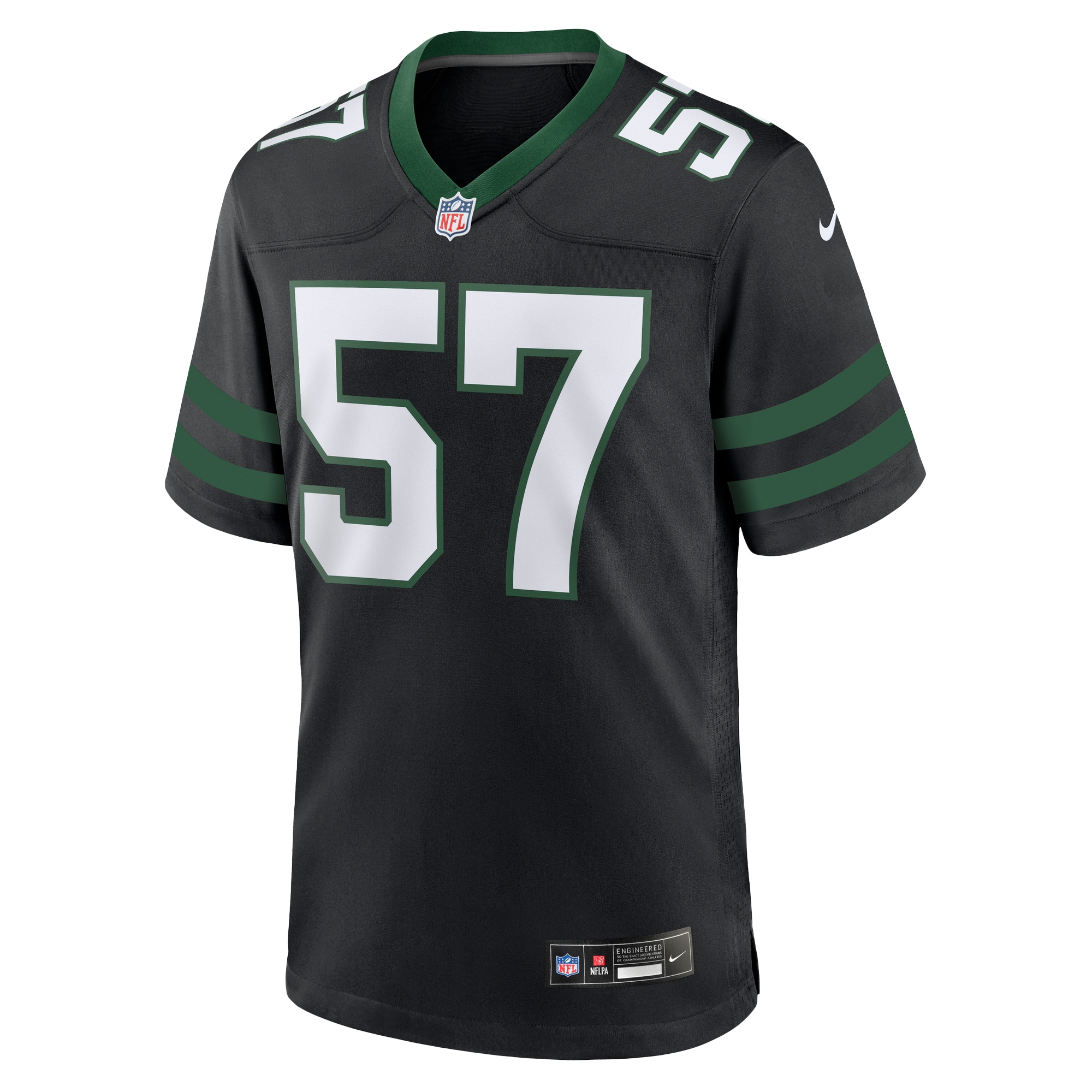 Men's New York Jets C.J. Mosley Legacy Black Alternate Game Jersey JS8193 nicesnker - Image 2