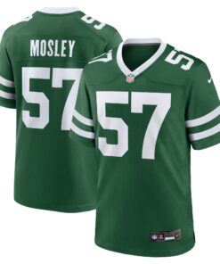 Men's New York Jets C.J. Mosley Legacy Green Team Game Jersey JS5340 nicesnker