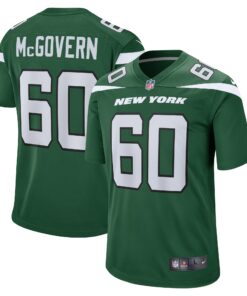 Men's New York Jets Connor McGovern Gotham Green Game Jersey JS4292 nicesnker