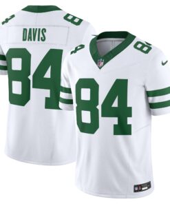 Men's New York Jets Corey Davis Legacy White Vapor F.U.S.E. Limited Jersey JS8552 nicesnker