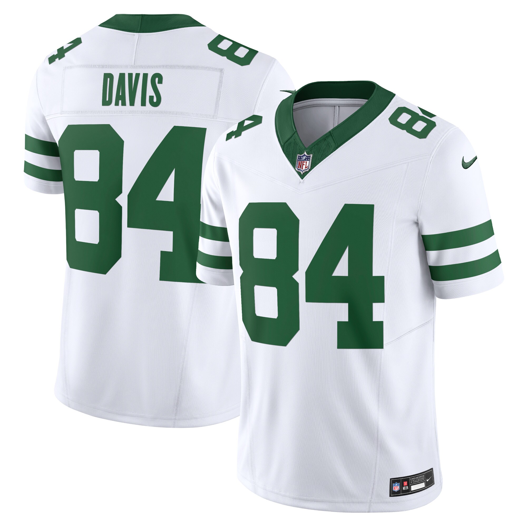 Men's New York Jets Corey Davis Legacy White Vapor F.U.S.E. Limited Jersey JS8552 nicesnker