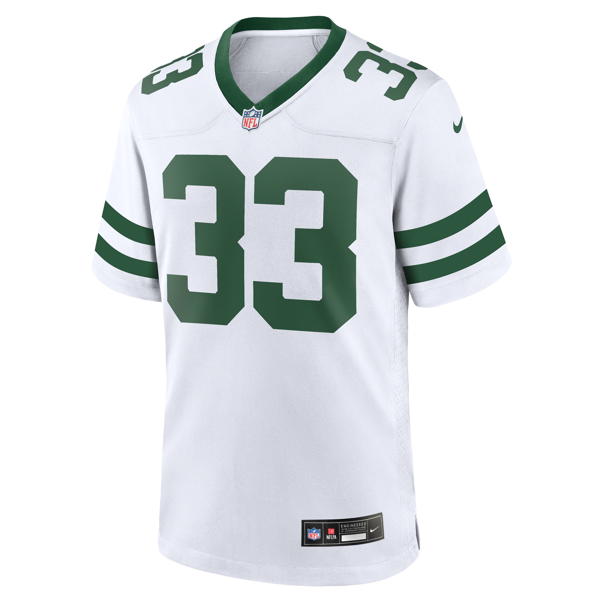 Men's New York Jets Dalvin Cook White Legacy Player Jersey JS6505 nicesnker - Image 2