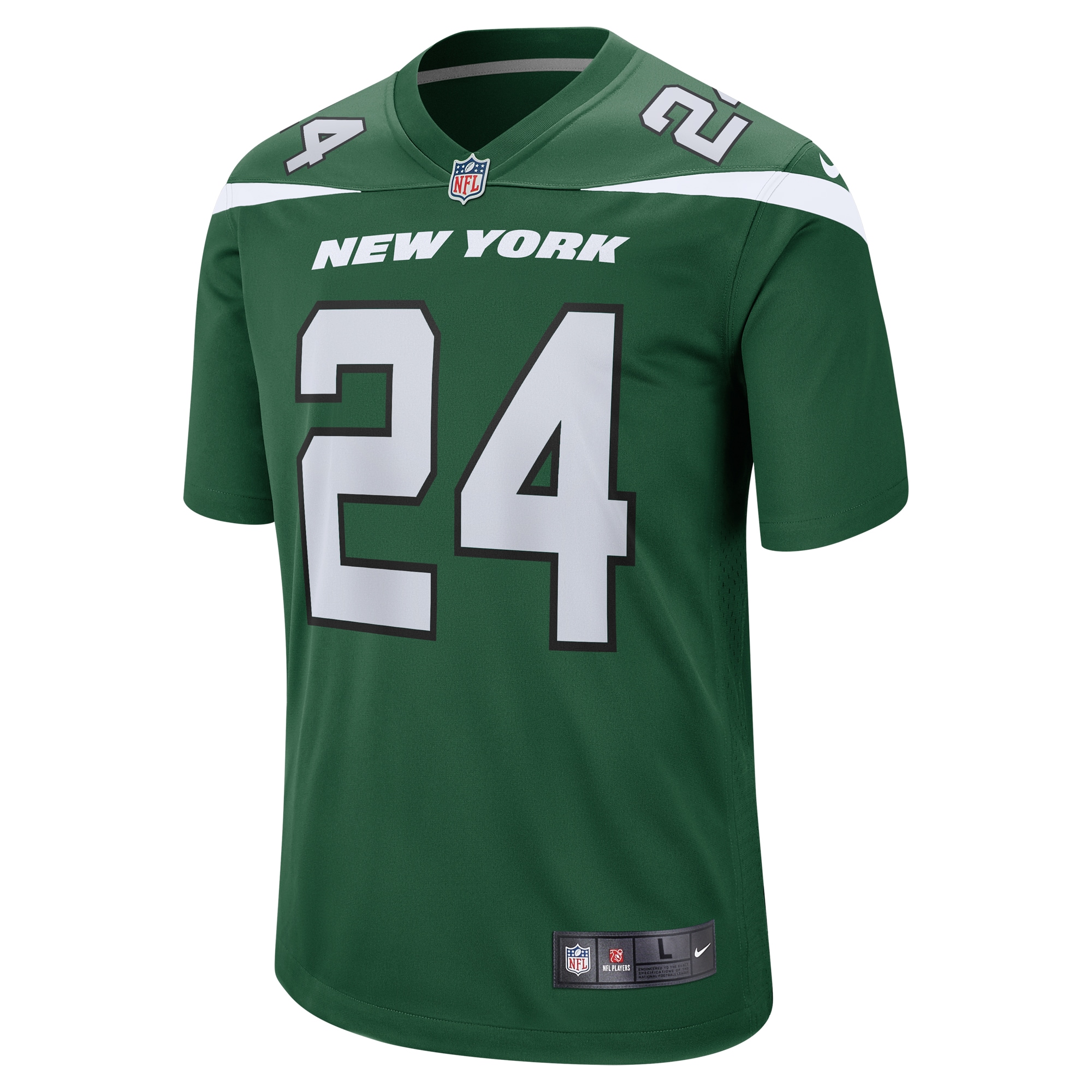Men's New York Jets Darrelle Revis Gotham Green Retired Player Game Jersey JS5267 nicesnker - Image 2