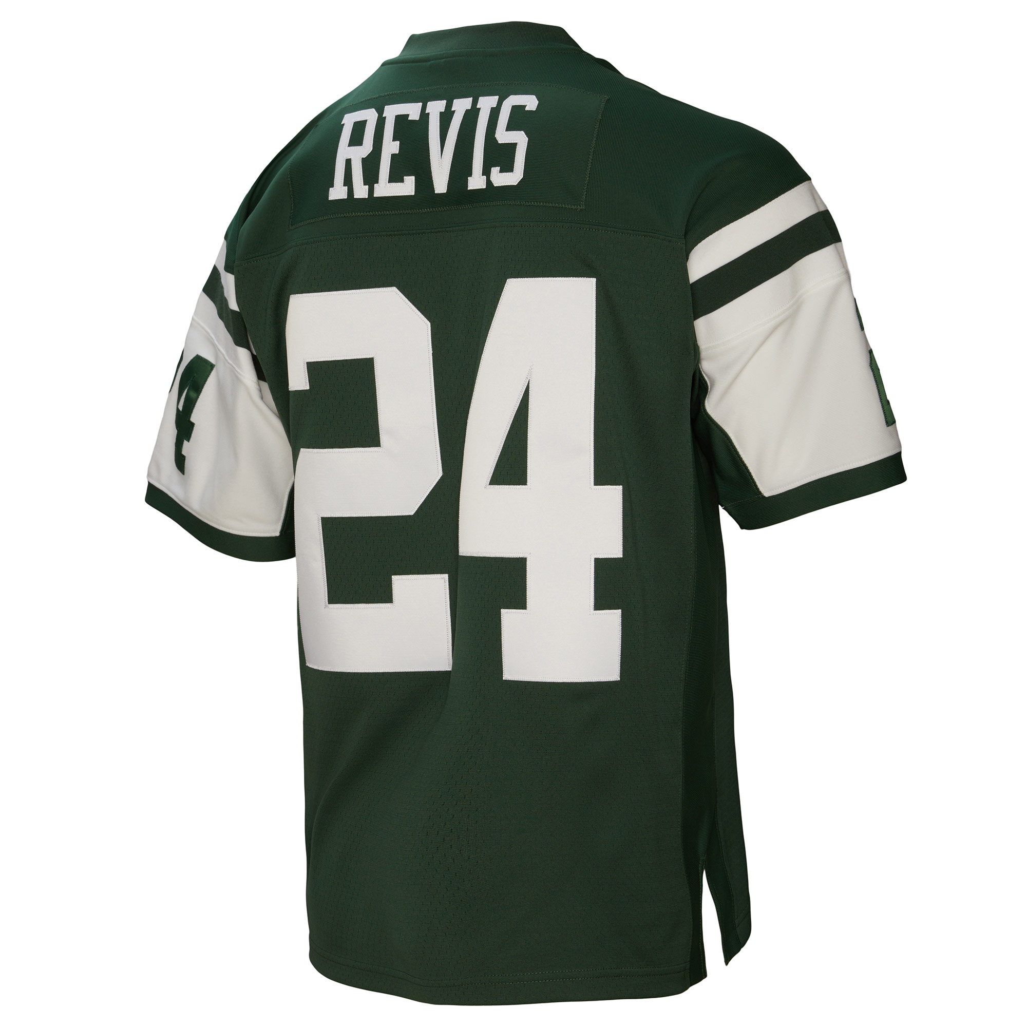 Men's New York Jets Darrelle Revis Mitchell & Ness Green Legacy Jersey JS1693 nicesnker - Image 3