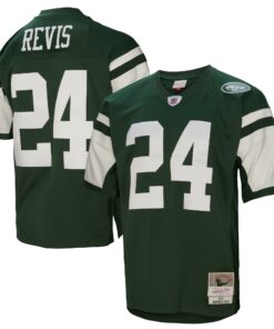 Men's New York Jets Darrelle Revis Mitchell & Ness Green Legacy Jersey JS1693 nicesnker