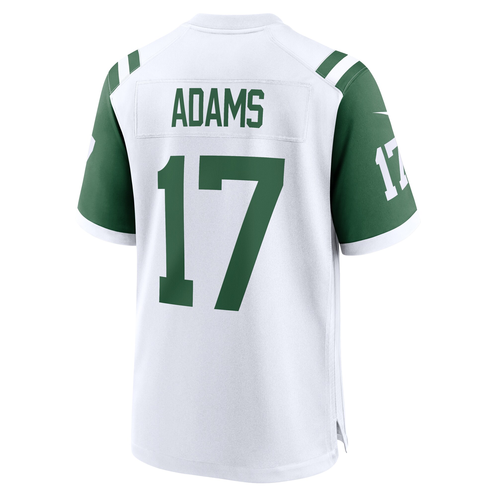 Men's New York Jets Davante Adams White Classic Alternate Game Jersey JS9002 nicesnker - Image 3