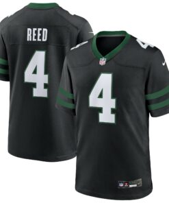 Men's New York Jets D.J. Reed Legacy Black Alternate Game Jersey JS2883 nicesnker