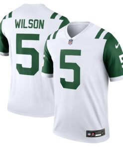 Men's New York Jets Garrett Wilson White Alternate Legend Player Performance Top JS9200 nicesnker
