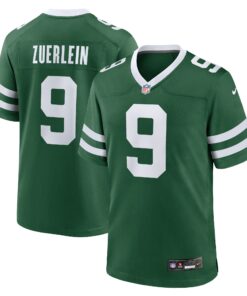 Men's New York Jets Greg Zuerlein Legacy Green Team Game Jersey JS7843 nicesnker