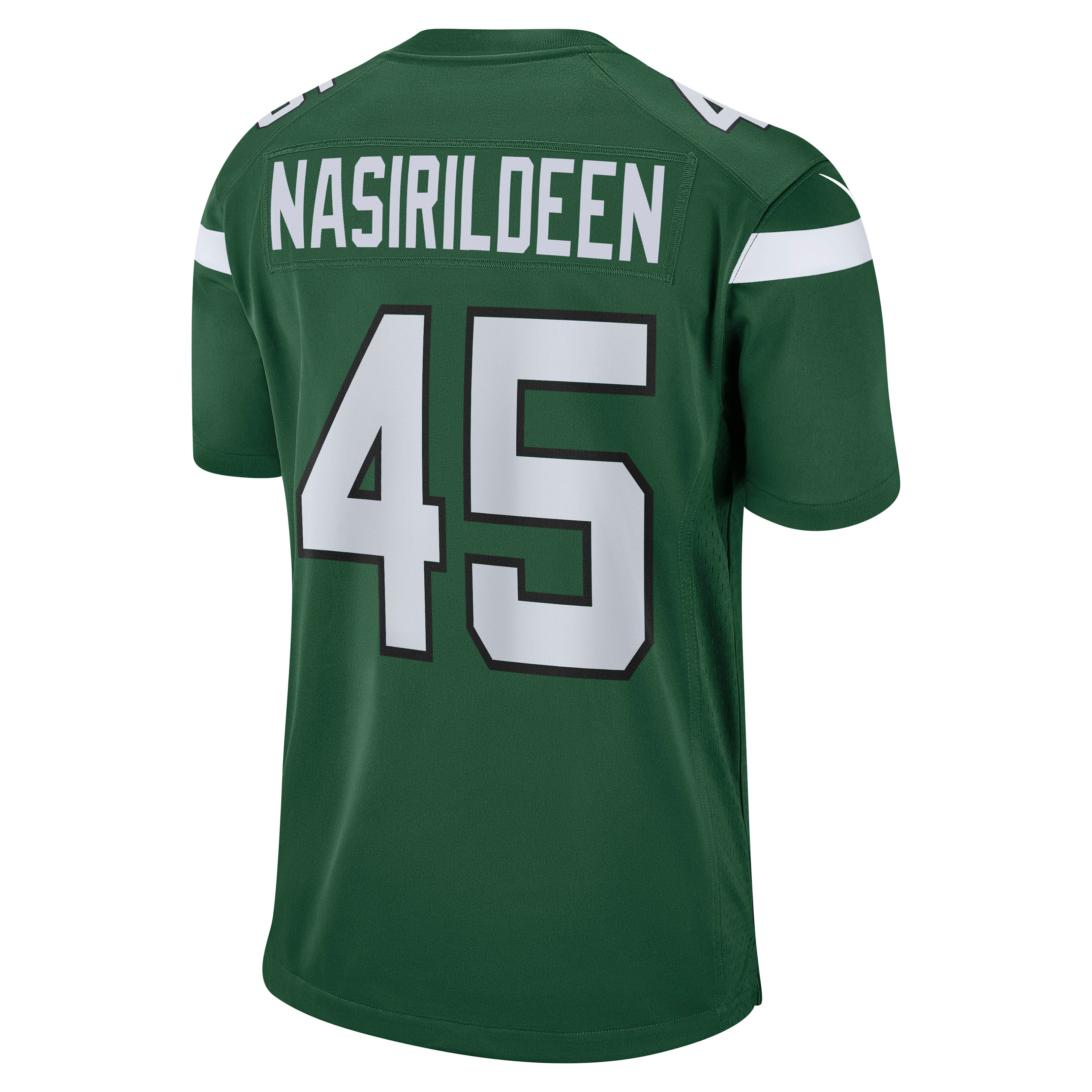 Men's New York Jets Hamsah Nasirildeen Gotham Green Game Jersey JS3811 nicesnker - Image 3