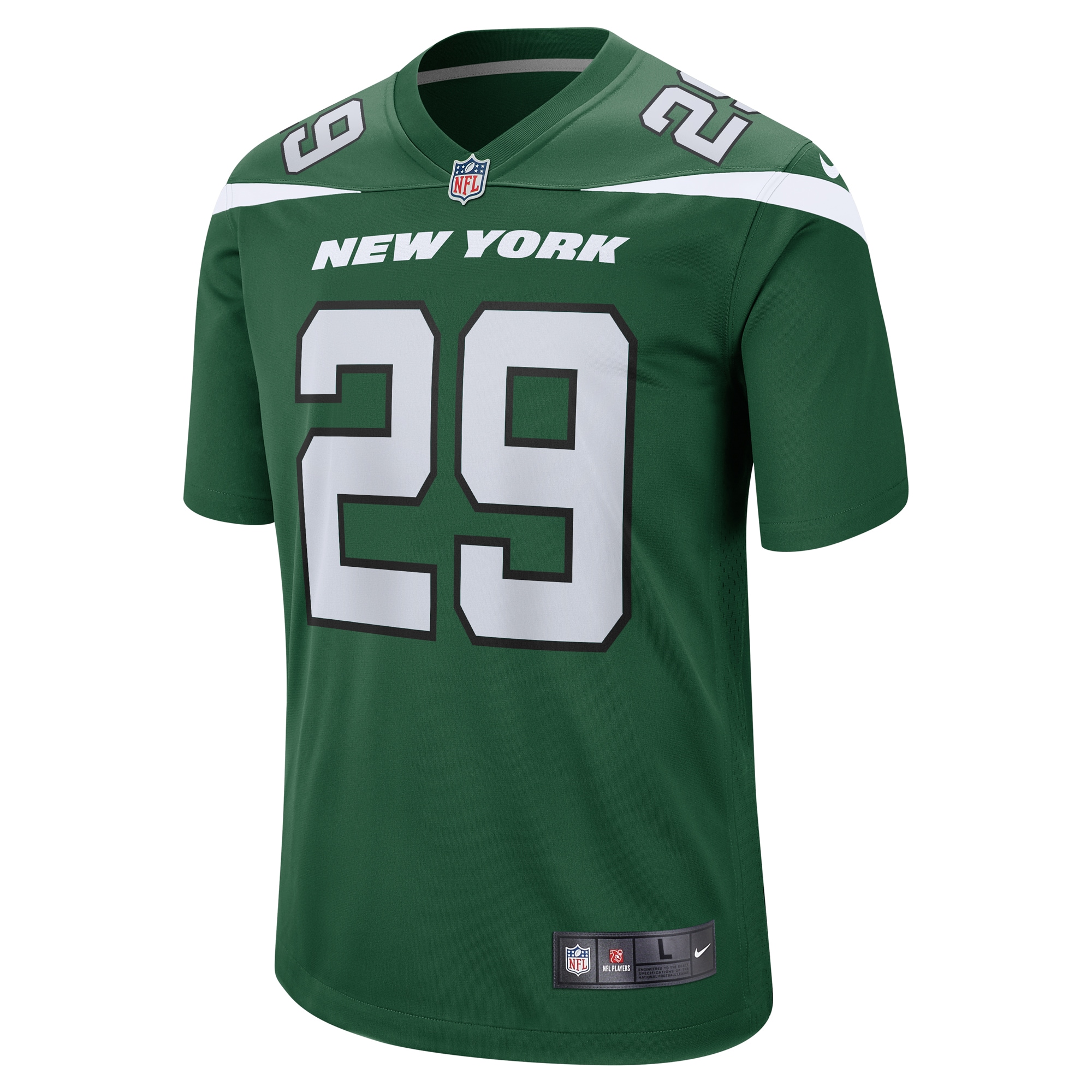 Men's New York Jets Jarrick Bernard Converse Gotham Green Game Jersey JS2257 nicesnker - Image 2