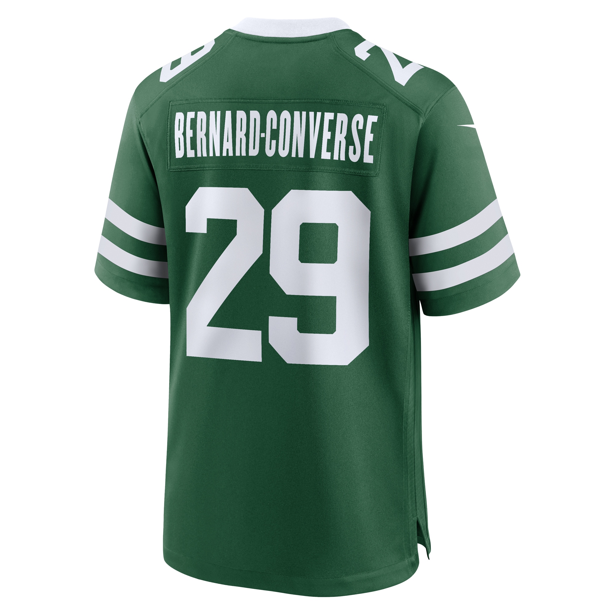 Men's New York Jets Jarrick Bernard-Converse Legacy Green Team Game Jersey JS6421 nicesnker - Image 3