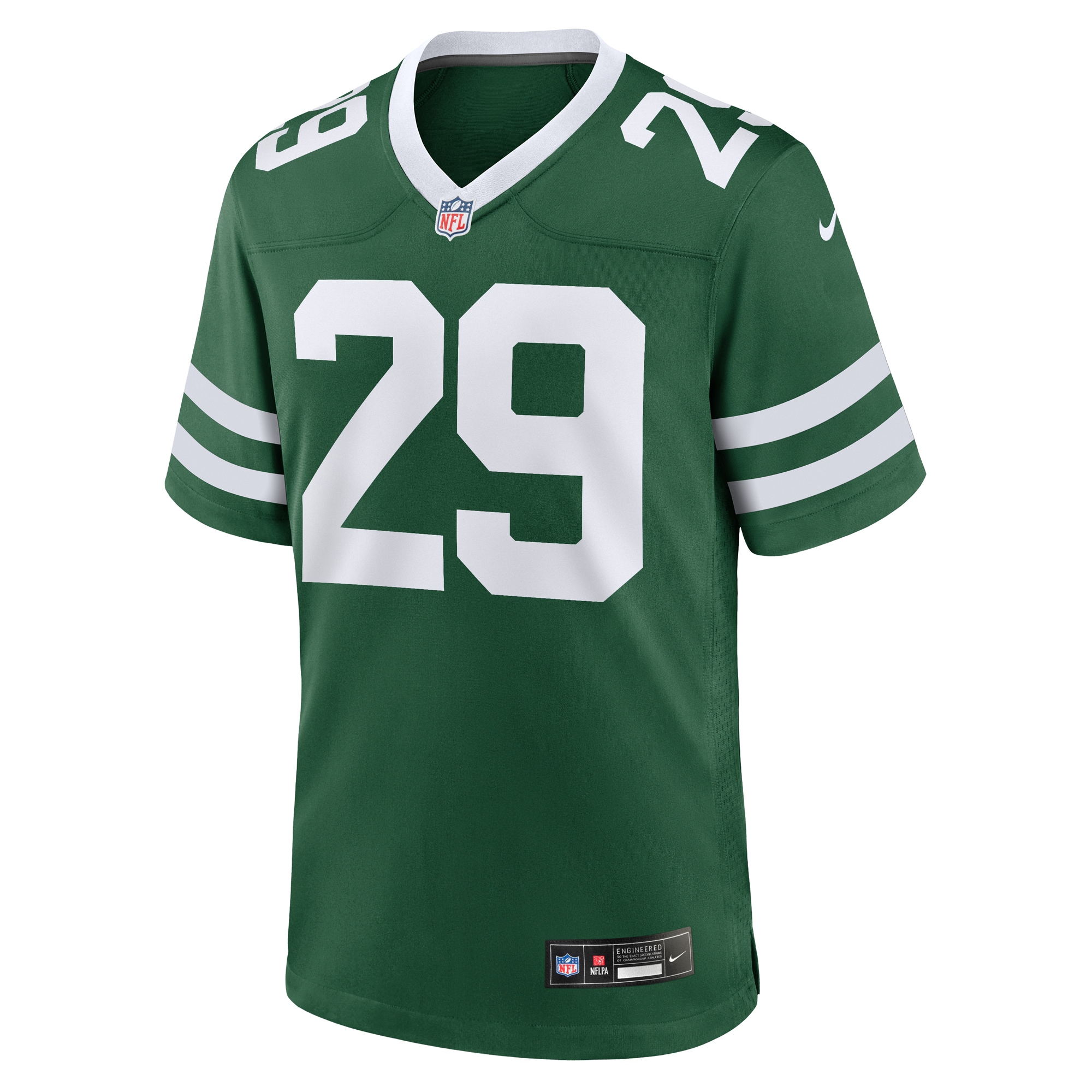 Men's New York Jets Jarrick Bernard-Converse Legacy Green Team Game Jersey JS6421 nicesnker - Image 2