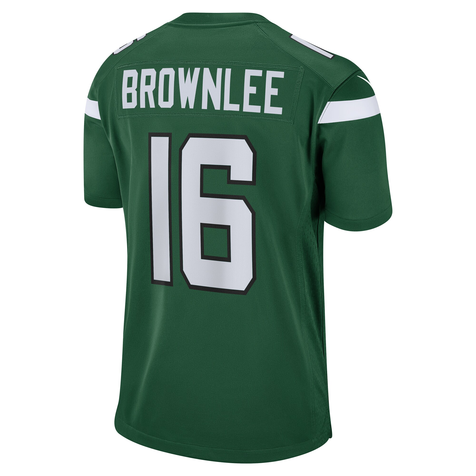 Men's New York Jets Jason Brownlee Gotham Green Game Jersey JS5013 nicesnker - Image 3