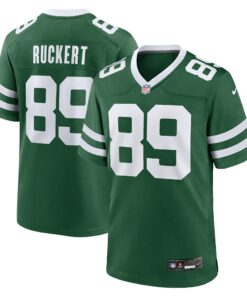 Men's New York Jets Jeremy Ruckert Legacy Green Team Game Jersey JS9241 nicesnker