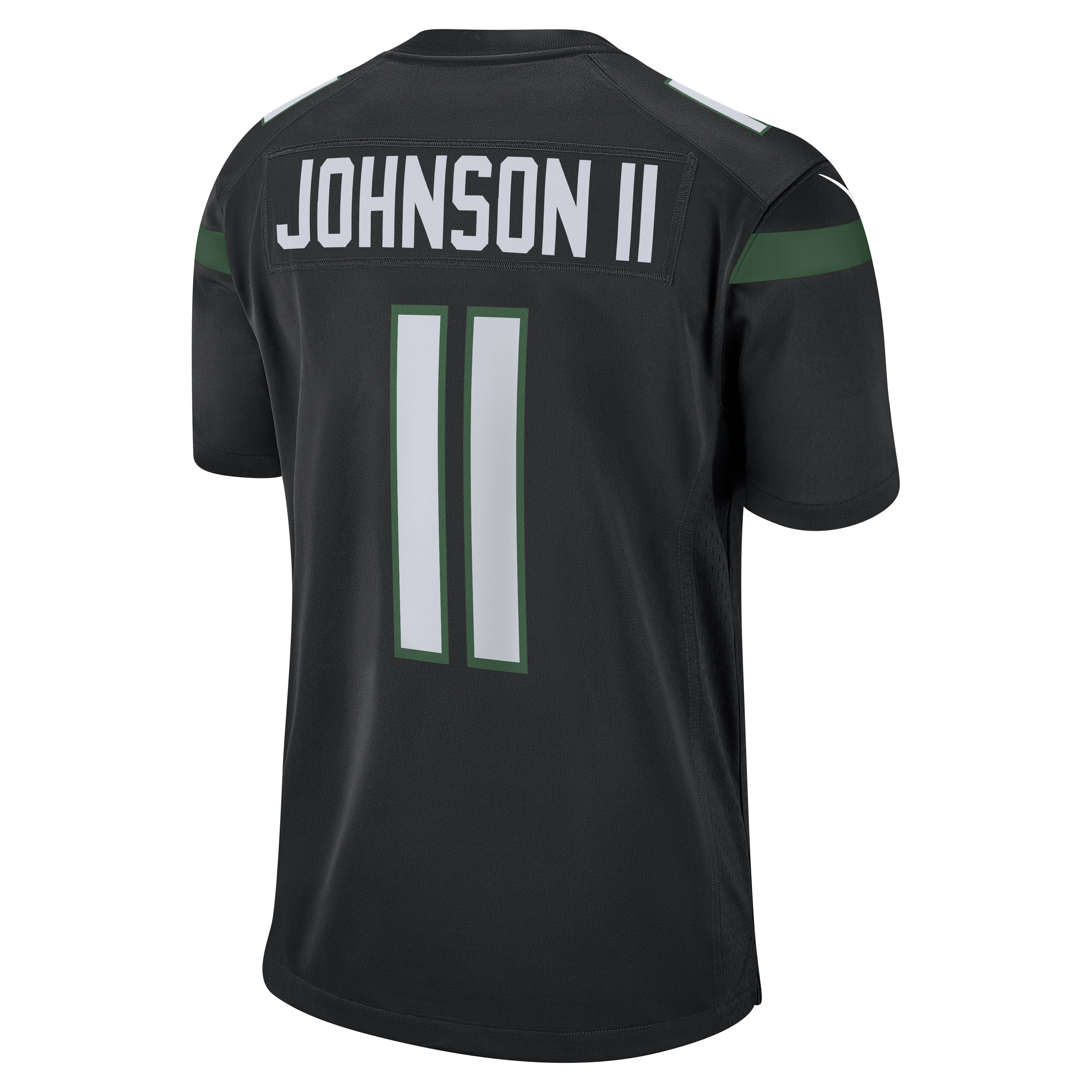 Men's New York Jets Jermaine Johnson II Stealth Black Alternate Game Jersey JS1112 nicesnker - Image 3