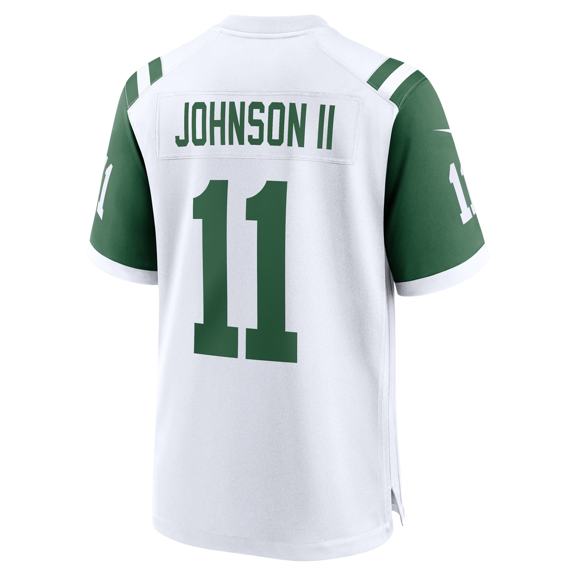 Men's New York Jets Jermaine Johnson II White Classic Alternate Game Jersey JS1238 nicesnker - Image 3