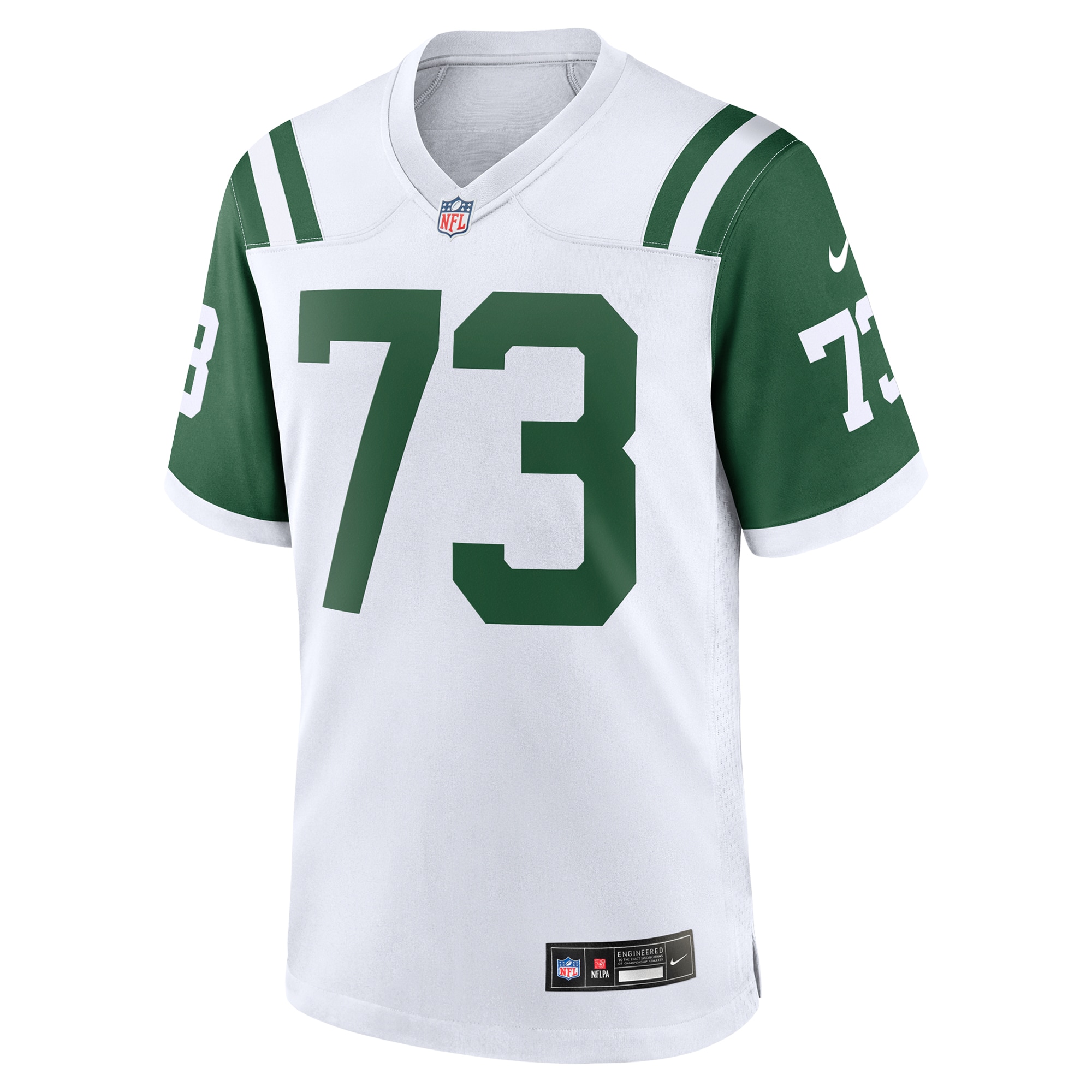 Men's New York Jets Joe Klecko White Classic Alternate Retired Player Game Jersey JS1448 nicesnker - Image 2