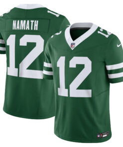 Men's New York Jets Joe Namath Legacy Green Vapor F.U.S.E. Limited Jersey JS4993 nicesnker