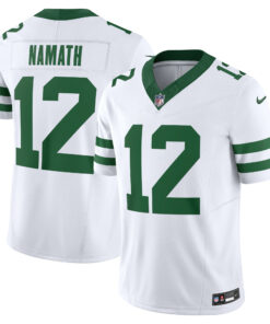 Men's New York Jets Joe Namath Legacy White Vapor F.U.S.E. Limited Jersey JS1136 nicesnker