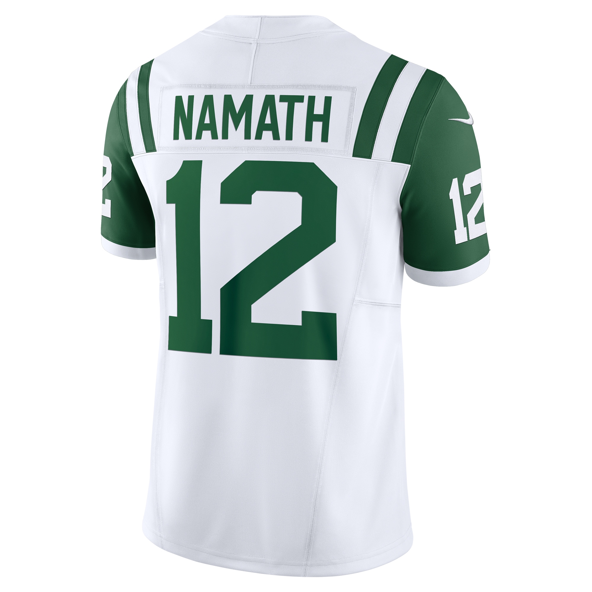Men's New York Jets Joe Namath White Classic Alternate Vapor F.U.S.E. Retired Player Limited Jersey JS5097 nicesnker - Image 3