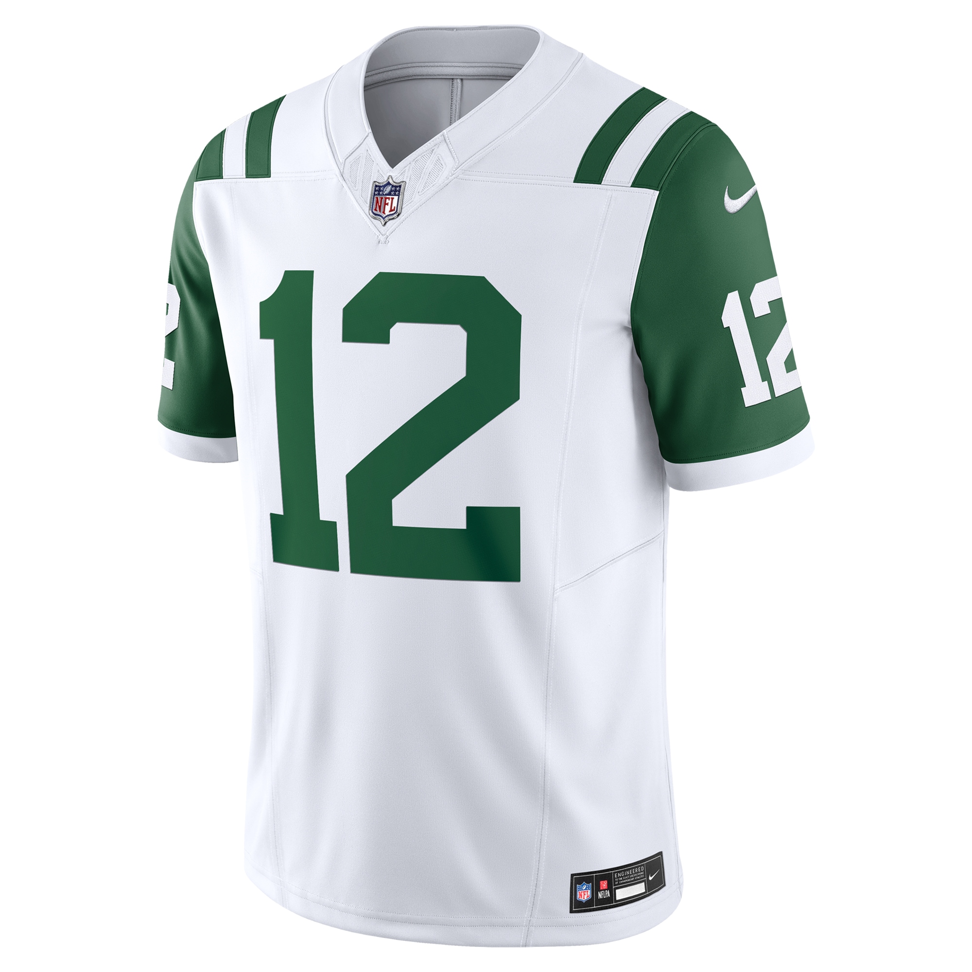 Men's New York Jets Joe Namath White Classic Alternate Vapor F.U.S.E. Retired Player Limited Jersey JS5097 nicesnker - Image 2