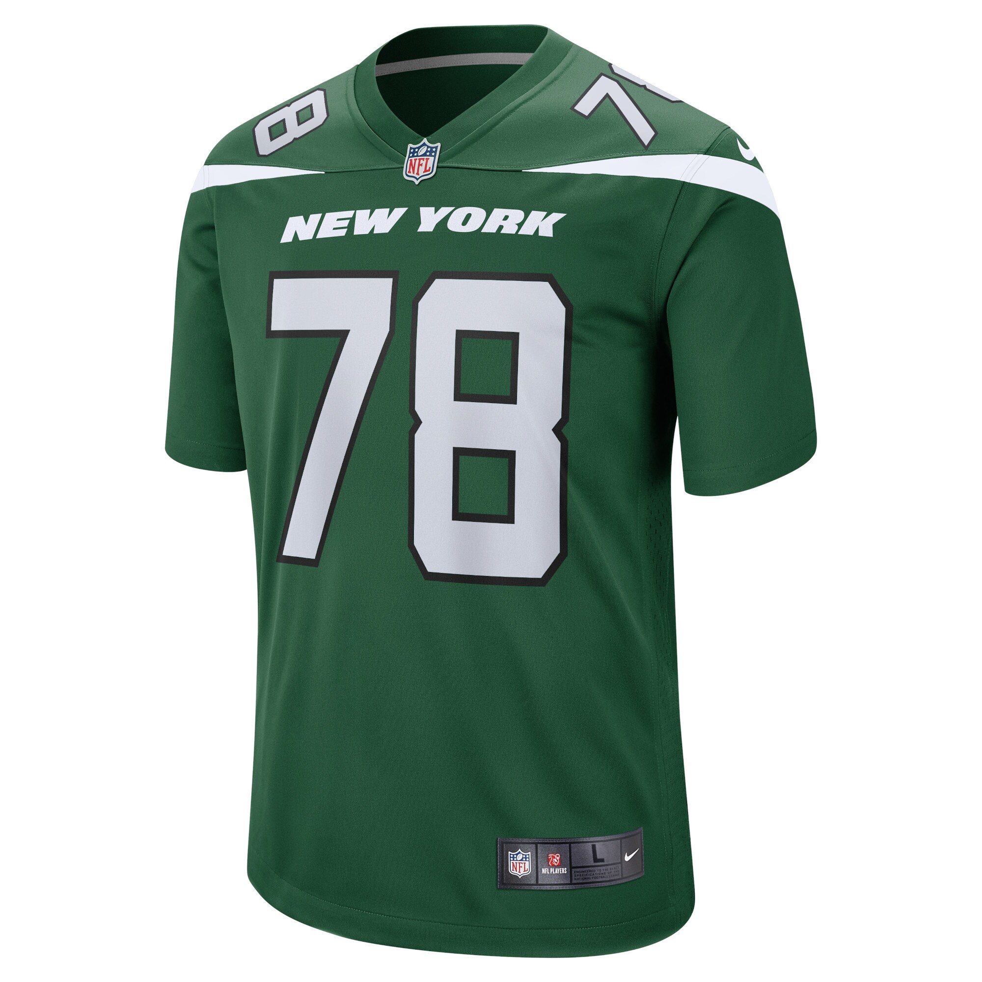Men's New York Jets Laken Tomlinson Gotham Green Game Jersey JS1407 nicesnker - Image 2