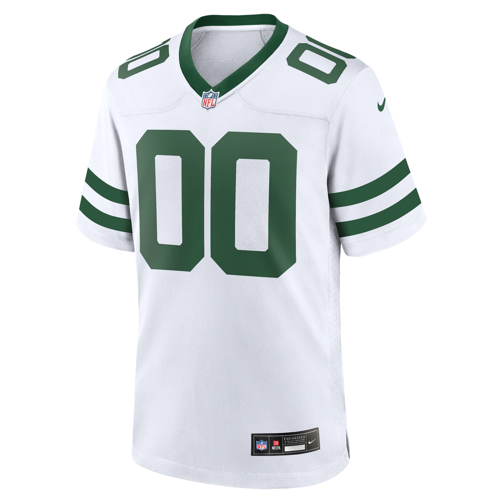 Men's New York Jets Legacy White Custom Game Jersey JS1673 nicesnker - Image 2