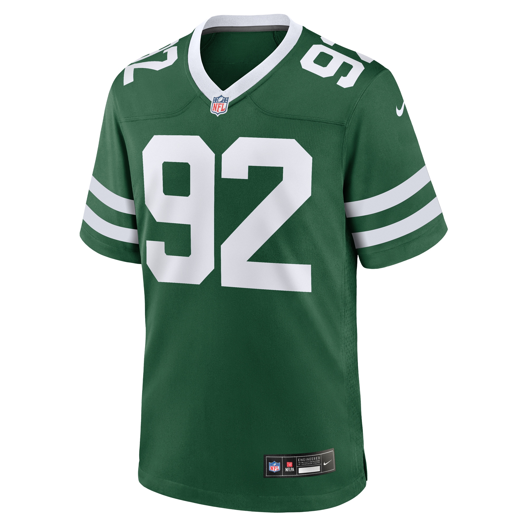 Men's New York Jets Leki Fotu Legacy Green Team Game Jersey JS6113 nicesnker - Image 2