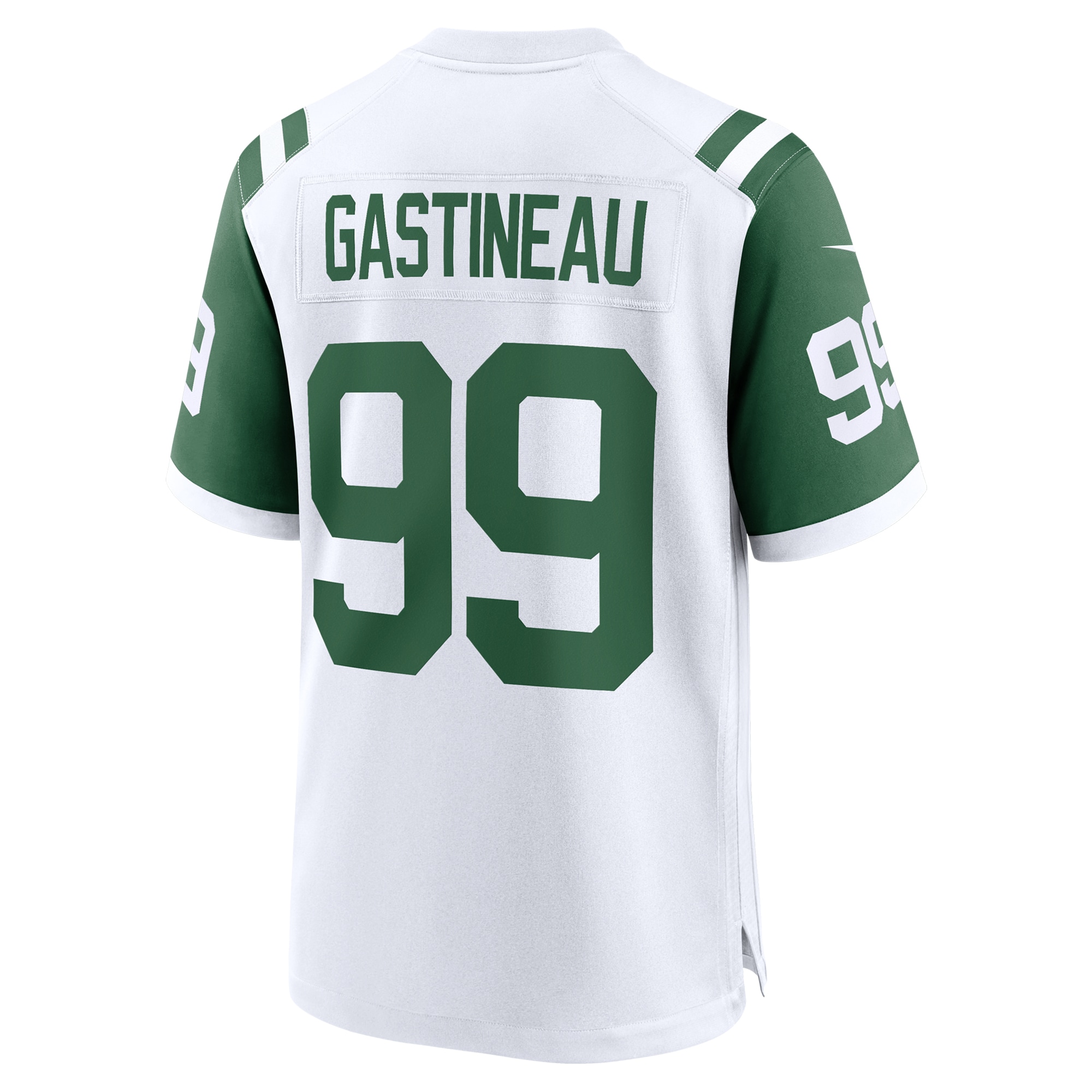 Men's New York Jets Mark Gastineau White Classic Alternate Retired Player Game Jersey JS4419 nicesnker - Image 3