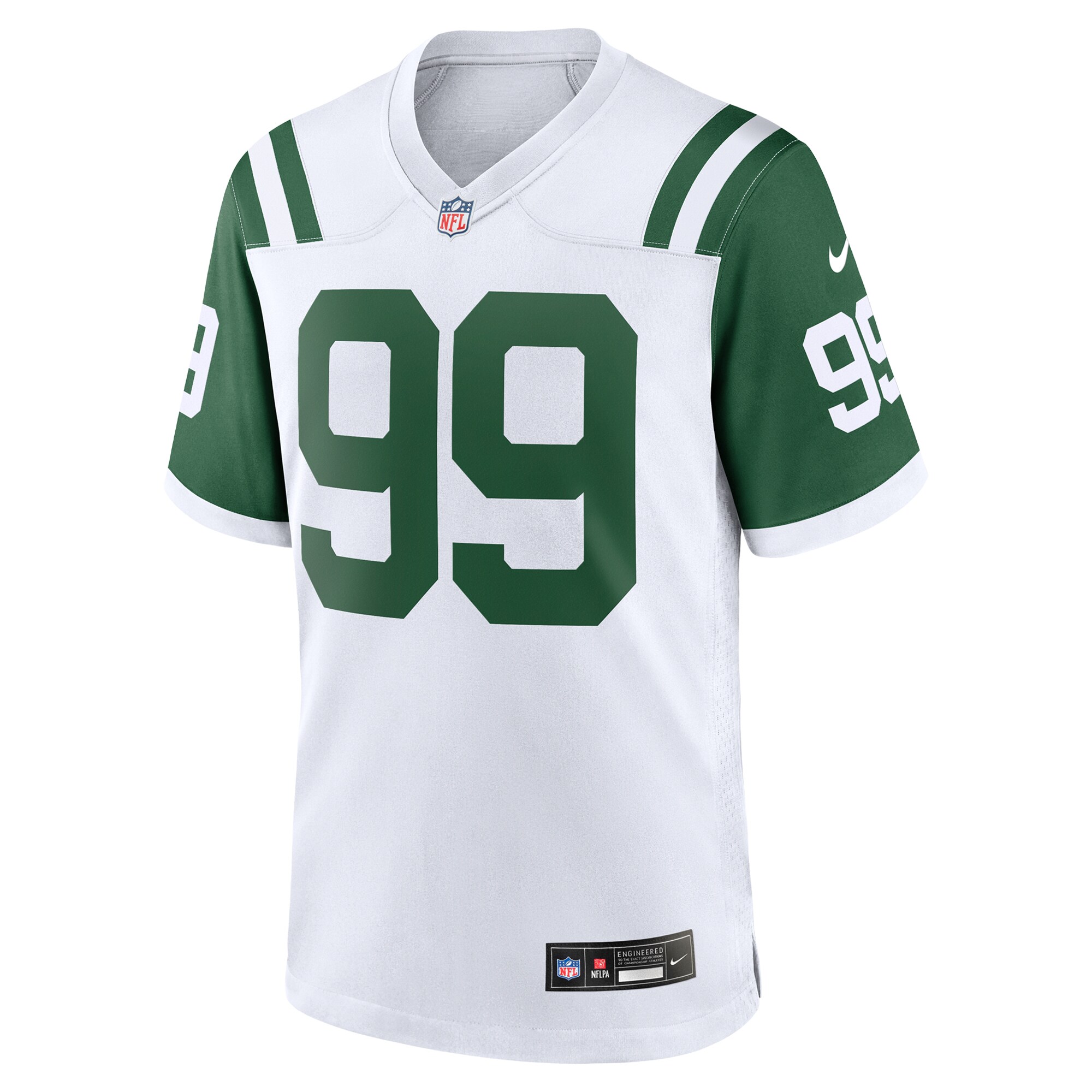Men's New York Jets Mark Gastineau White Classic Alternate Retired Player Game Jersey JS4419 nicesnker - Image 2