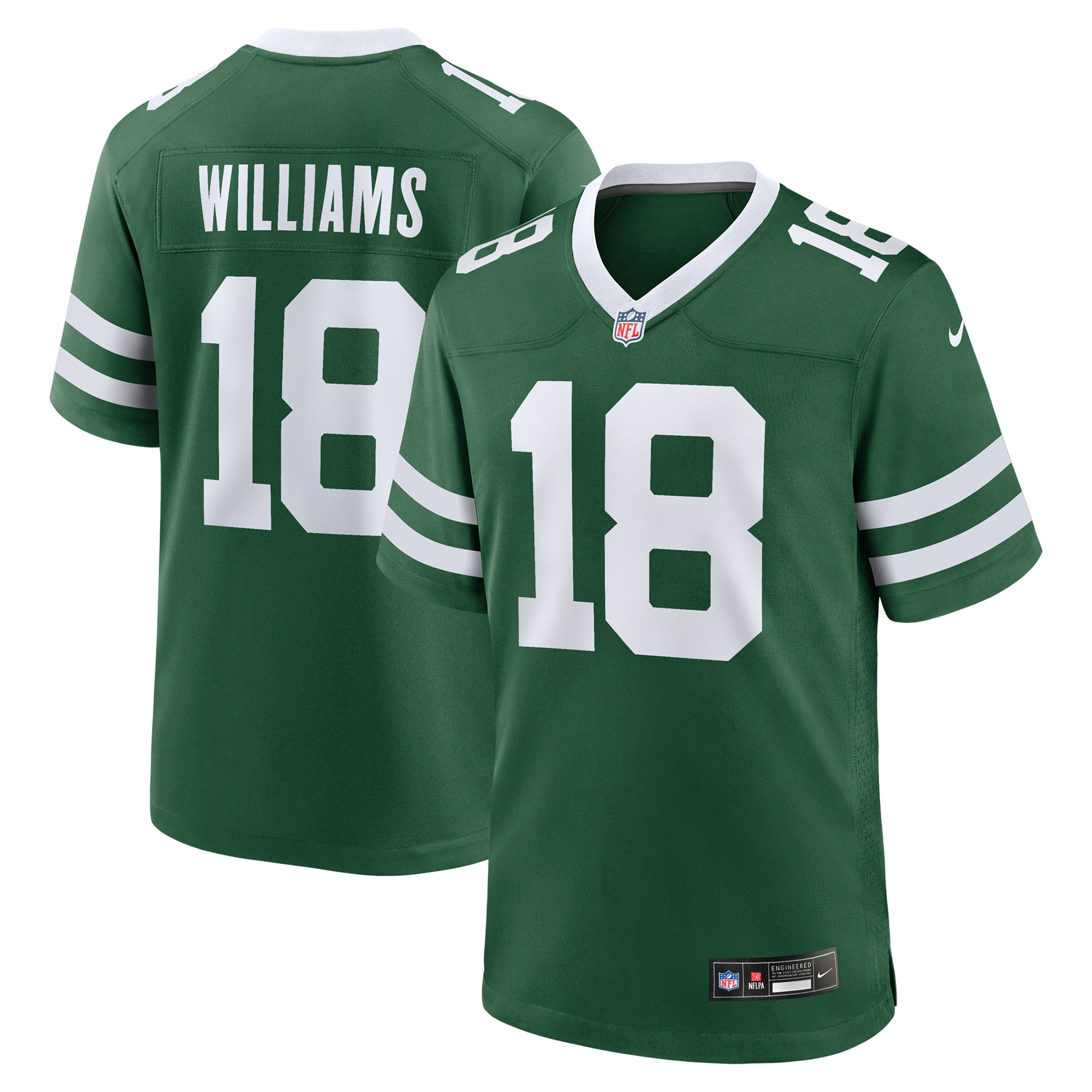 Men's New York Jets Mike Williams Legacy Green Game Jersey JS3885 nicesnker