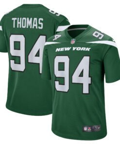 Men's New York Jets Solomon Thomas Gotham Green Game Jersey JS2505 nicesnker