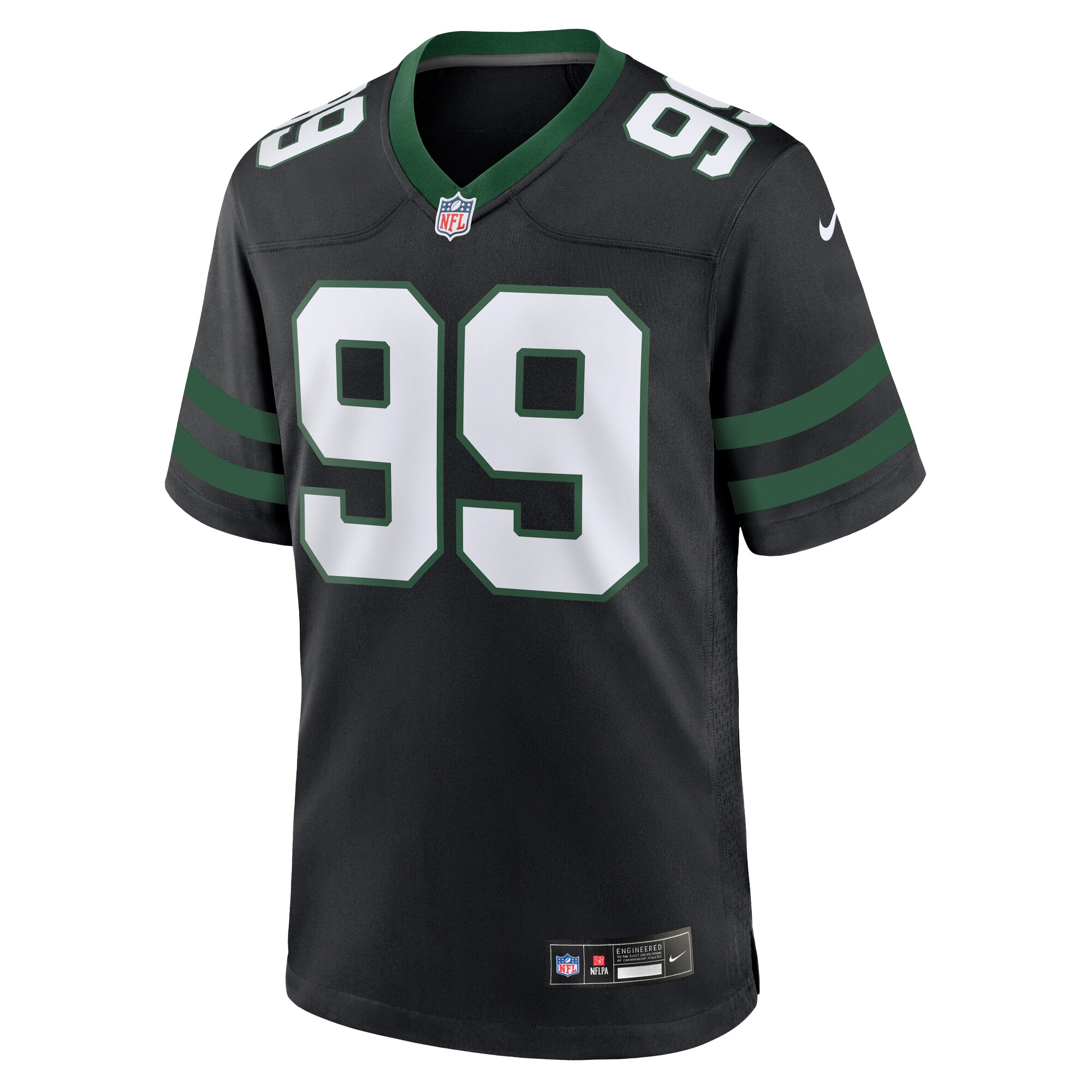 Men's New York Jets Will McDonald IV Legacy Black Alternate Game Jersey JS2134 nicesnker - Image 2