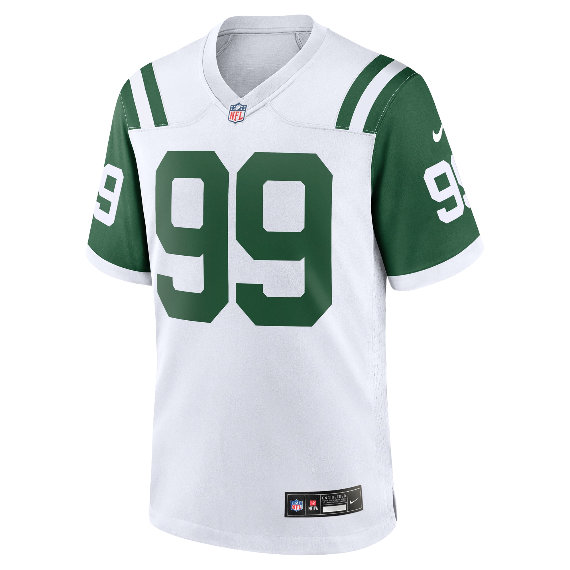 Men's New York Jets Will McDonald IV White Classic Alternate Game Jersey JS3436 nicesnker - Image 2