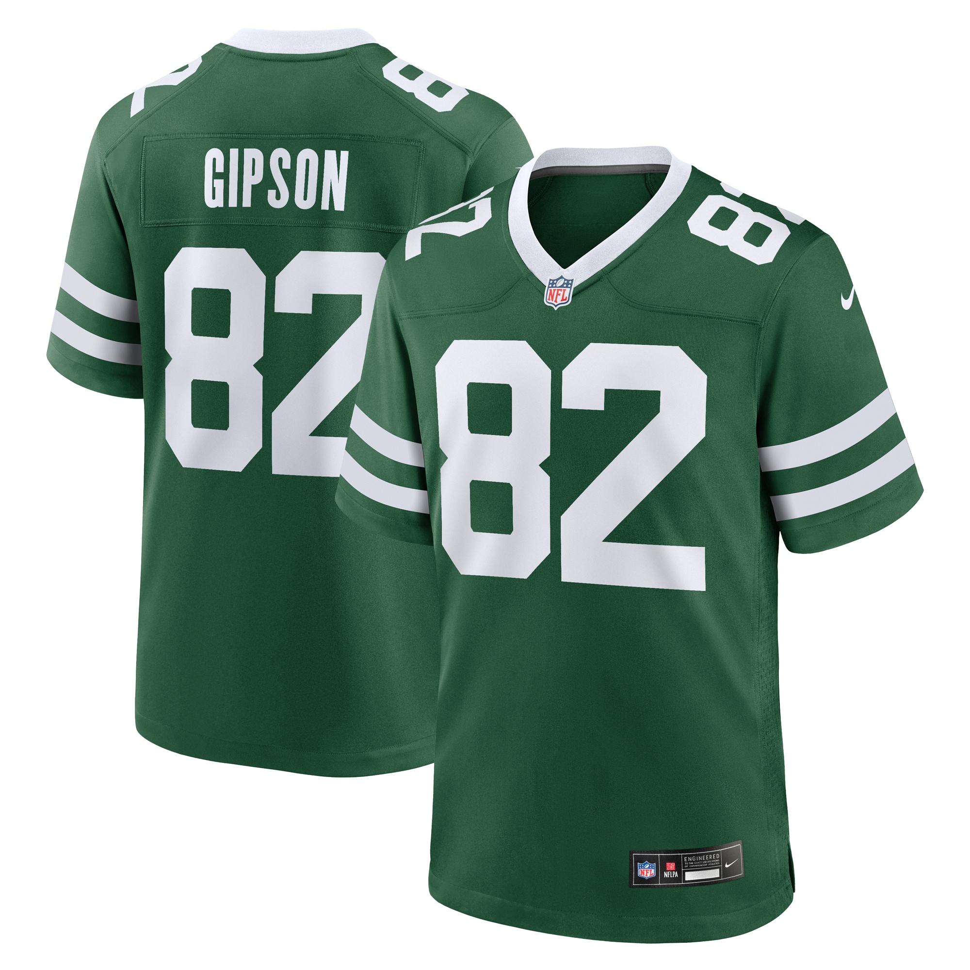 Men's New York Jets Xavier Gipson Legacy Green Team Game Jersey JS4704 nicesnker