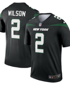 Men's New York Jets Zach Wilson Black Alternate Legend Player Performance Top JS1924 nicesnker