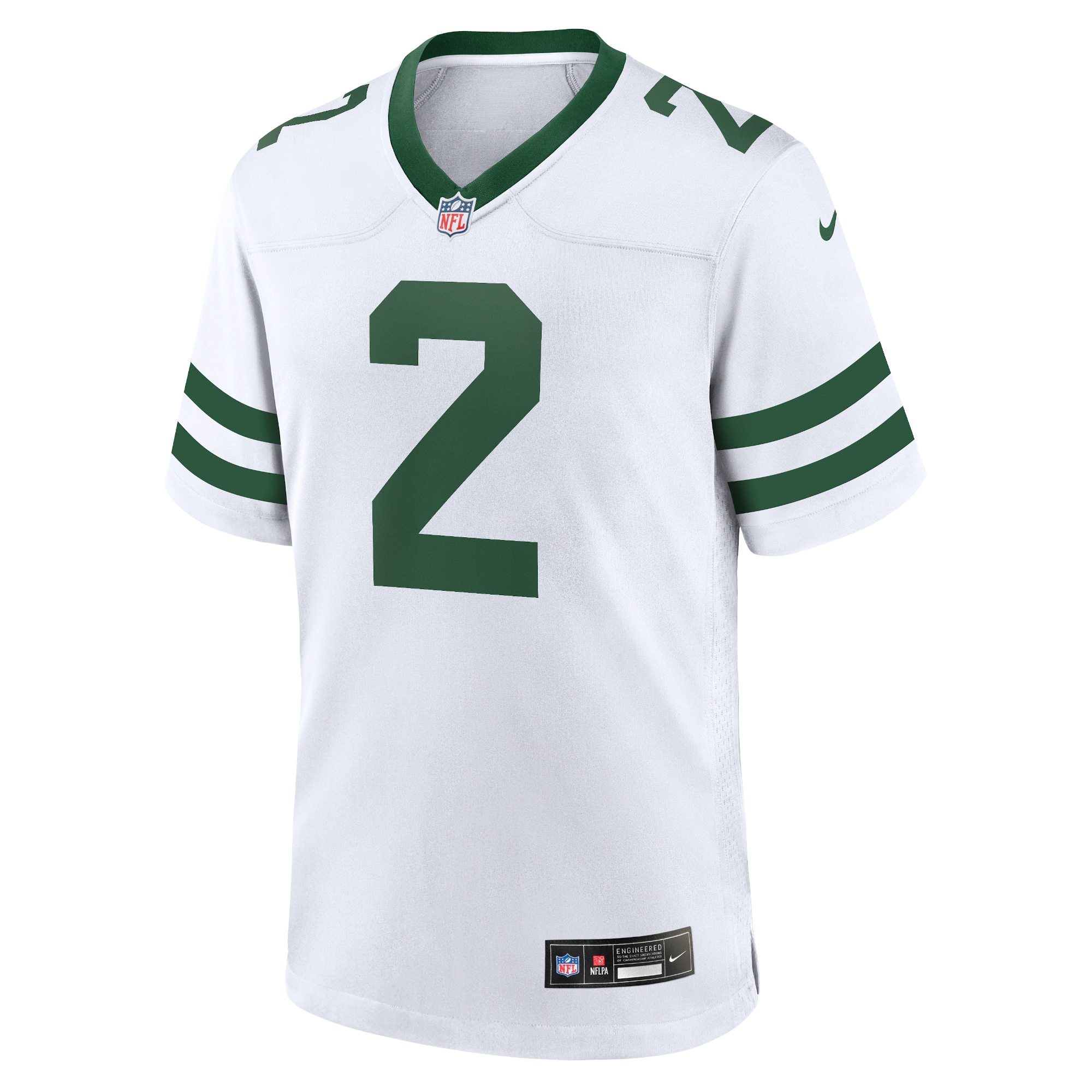 Men's New York Jets Zach Wilson Legacy White Game Jersey JS9910 nicesnker - Image 2