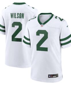 Men's New York Jets Zach Wilson Legacy White Game Jersey JS9910 nicesnker