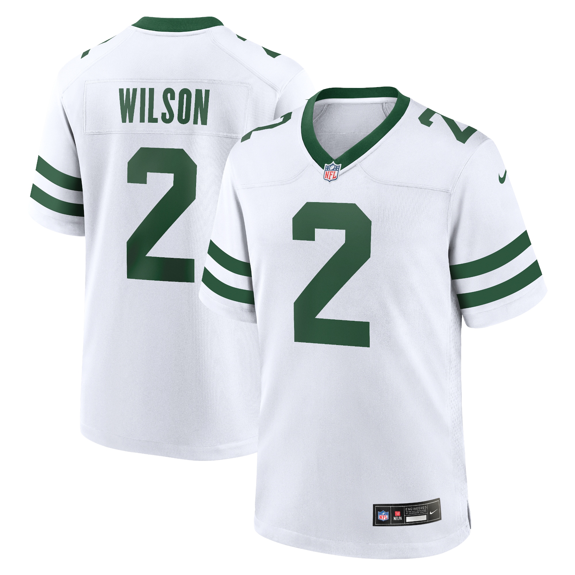 Men's New York Jets Zach Wilson Legacy White Game Jersey JS9910 nicesnker
