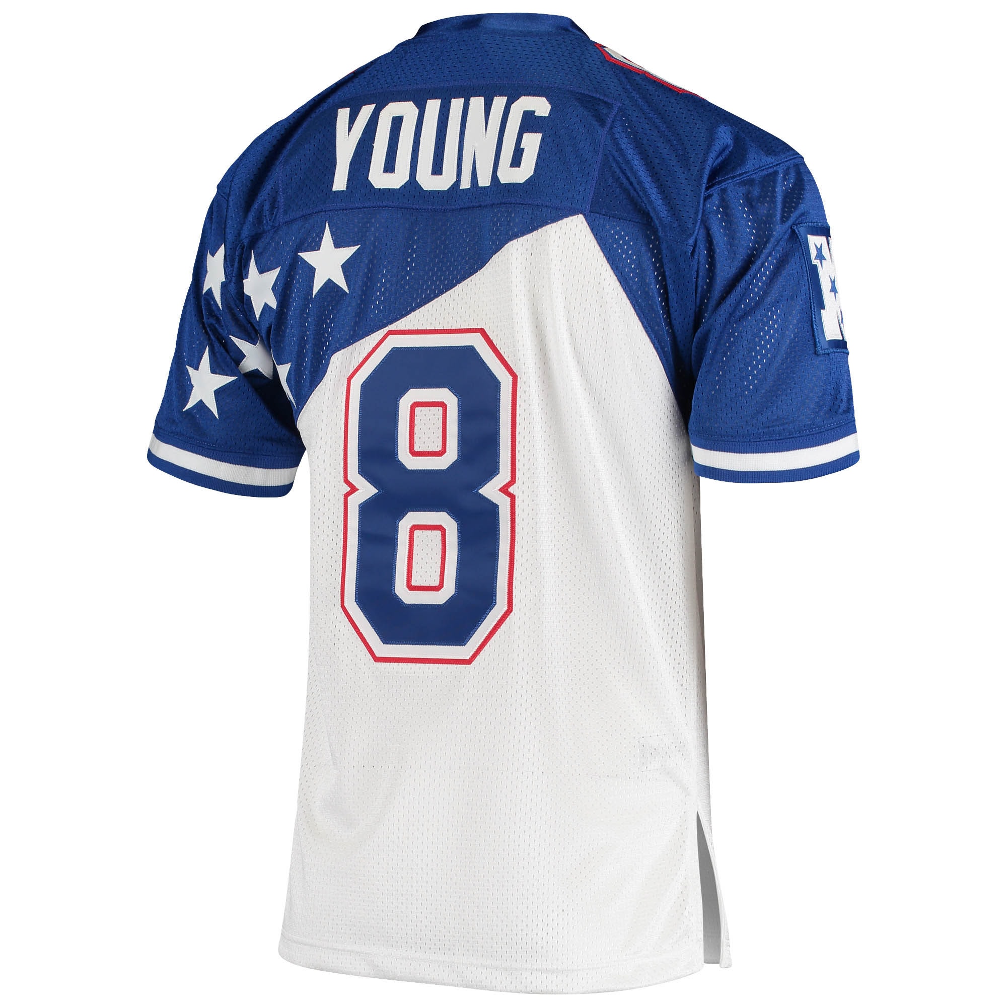 Men's NFC Steve Young Mitchell & Ness White/Blue 1994 Pro Bowl Jersey JS8057 nicesnker - Image 3