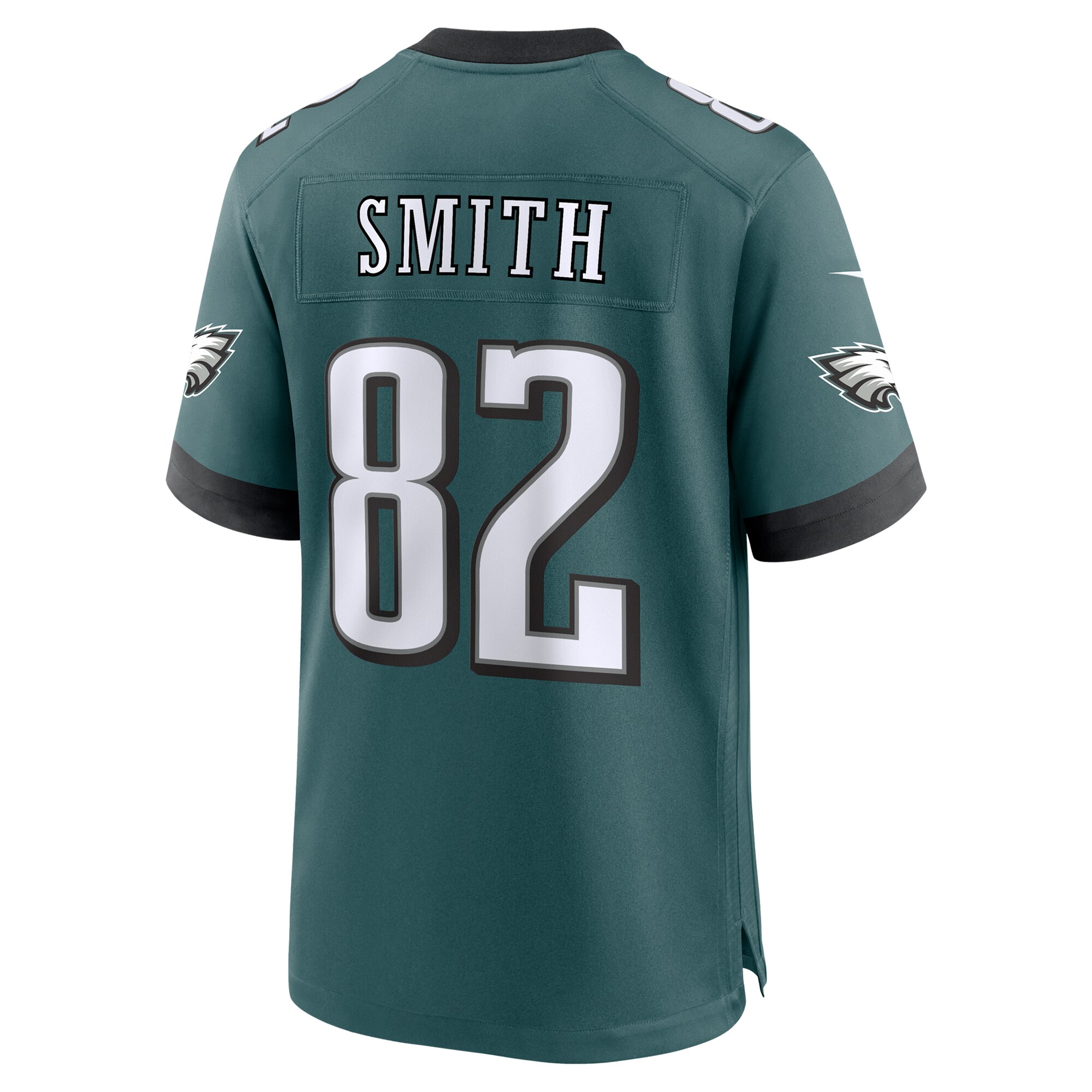 Men's Philadelphia Eagles Ainias Smith Midnight Green Team Game Jersey JS9639 nicesnker - Image 3