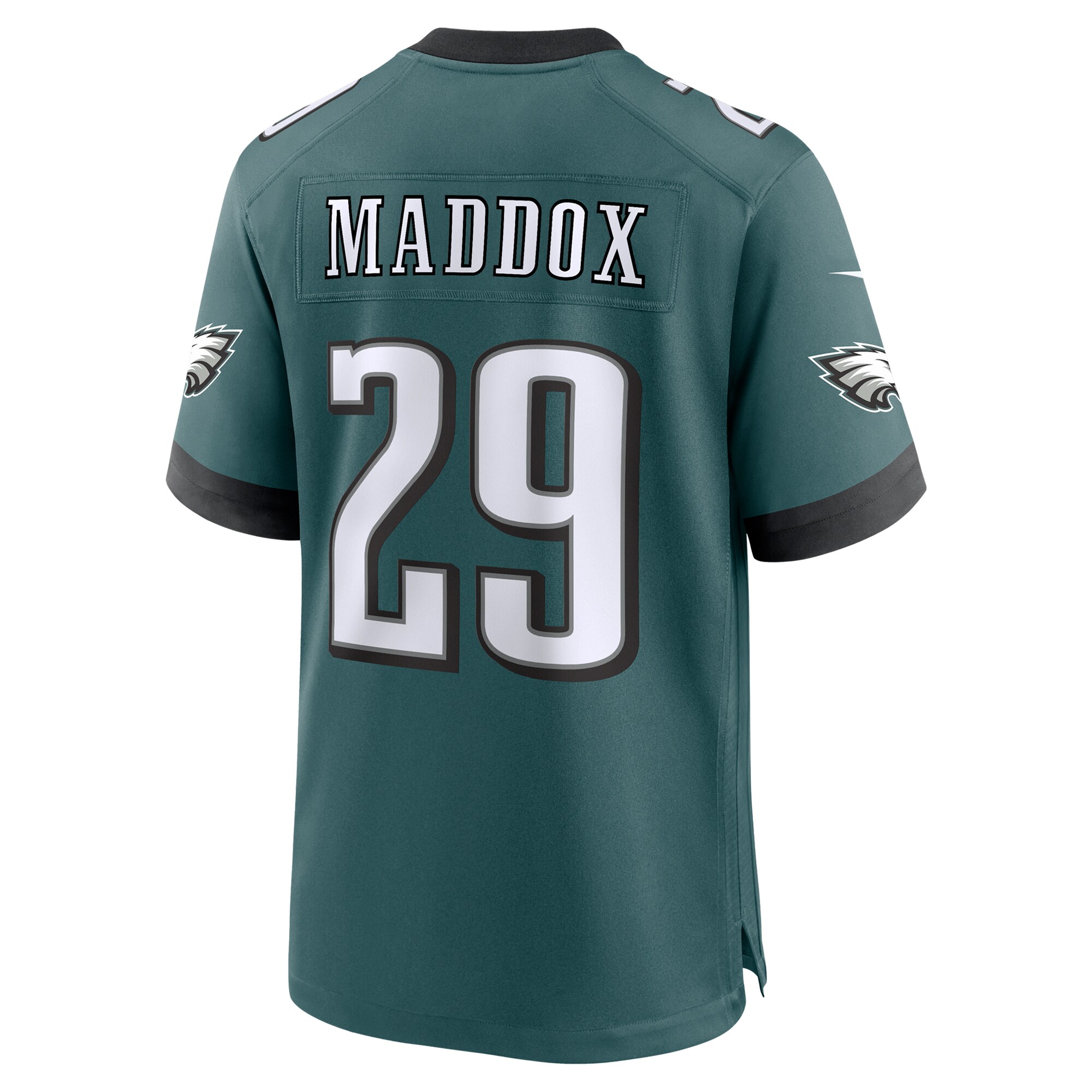 Men's Philadelphia Eagles Avonte Maddox Midnight Green Team Game Jersey JS2193 nicesnker - Image 3
