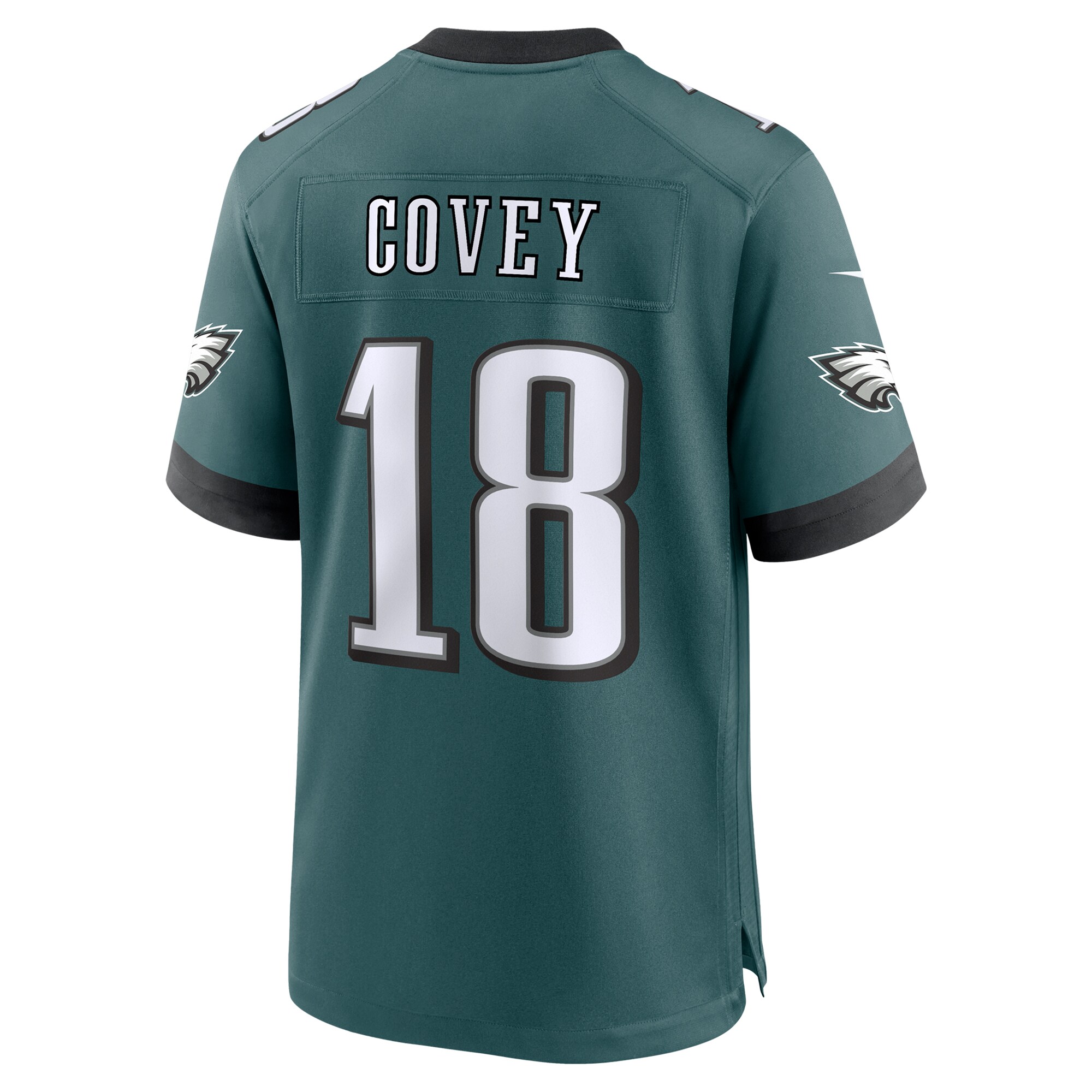 Men's Philadelphia Eagles Britain Covey Midnight Green Team Game Jersey JS7146 nicesnker - Image 3