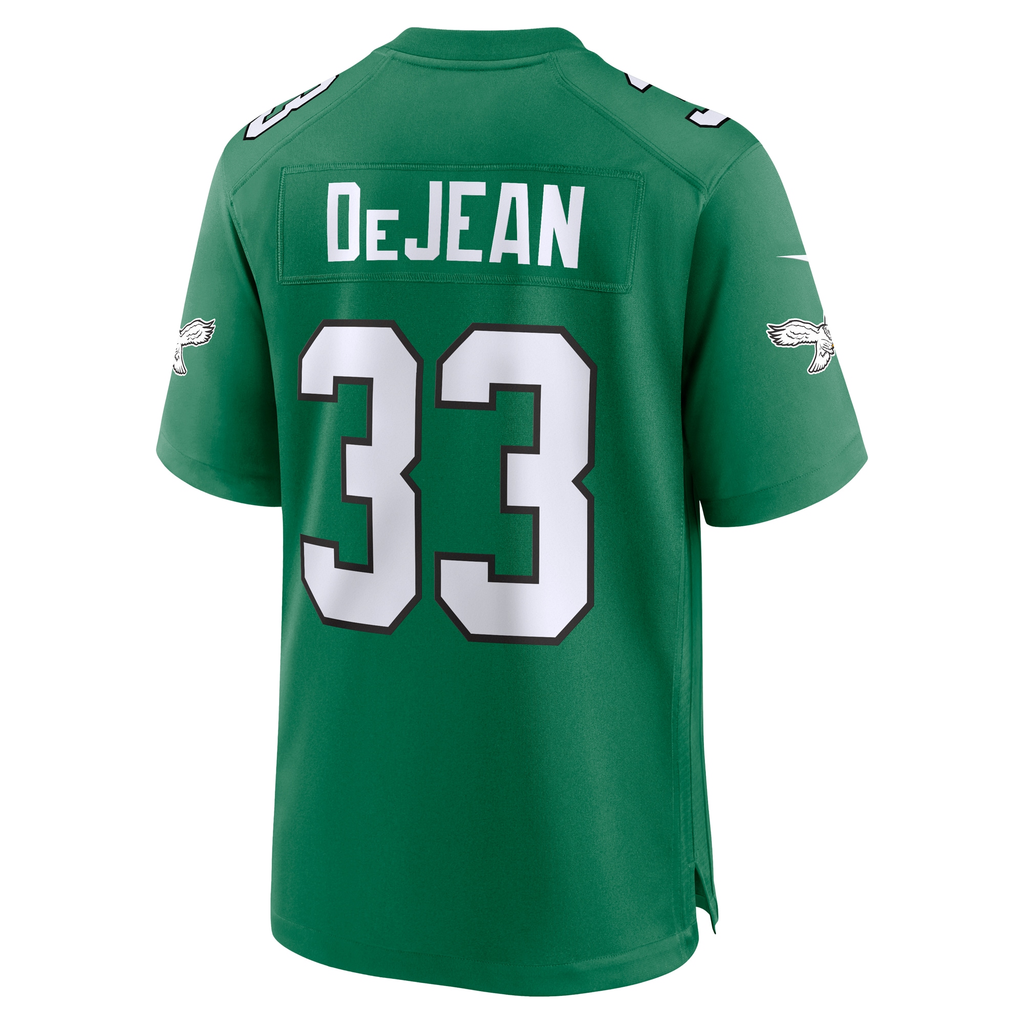 Men's Philadelphia Eagles Cooper DeJean Kelly Green Super Bowl LIX 2nd Alternate Game Jersey JS3197 nicesnker - Image 3